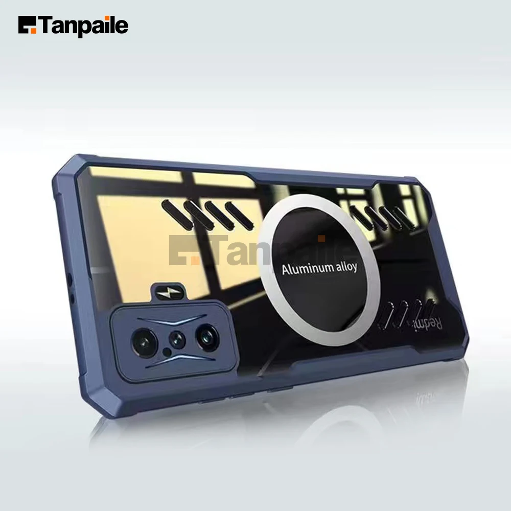 Tanpaile Cooling Magnetic Shockproof Hard Bumper Case with Heat Dissipation