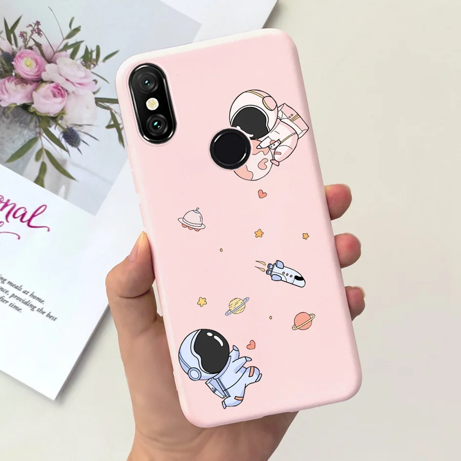 Charming Astronaut Silicone Soft Phone Case Cover - Cute Protective Bumper