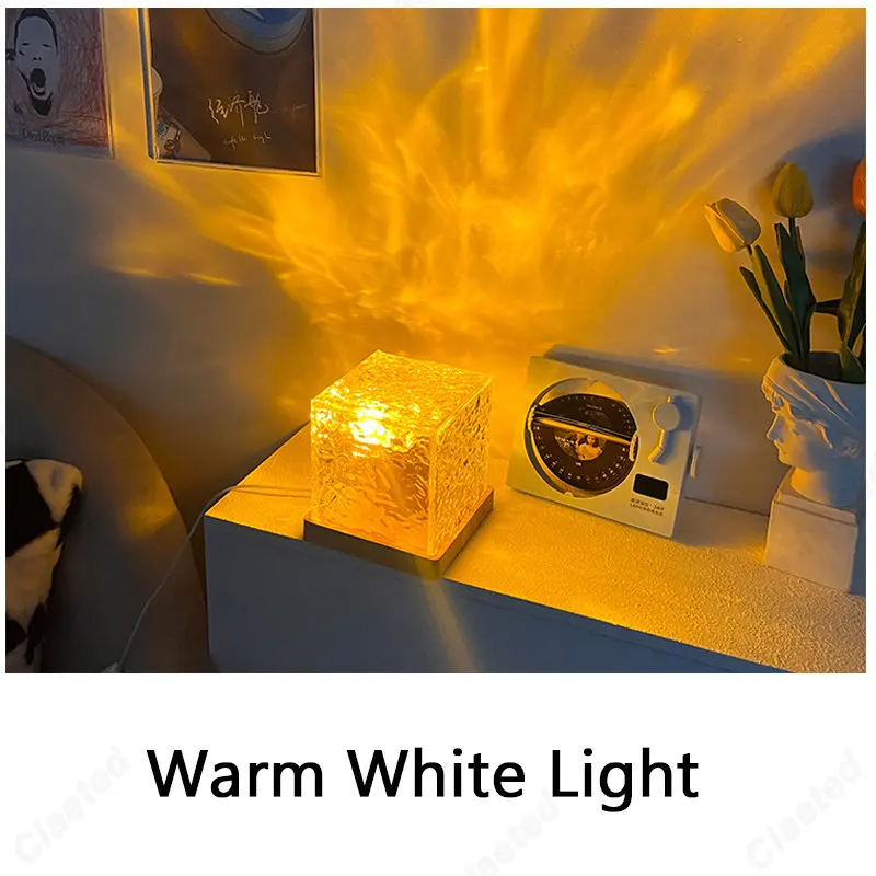Ocean Wave Projector Light 16 Colors Midnight Aura Aurora Glow Lamp Home Office - Picture 10 of 10