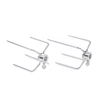Nouveau rôtissoire à broche pour Barbecue électrique avec tige de câble de 120 cm de long, Kit de rôtissoire pour Barbecue en plein air 6
