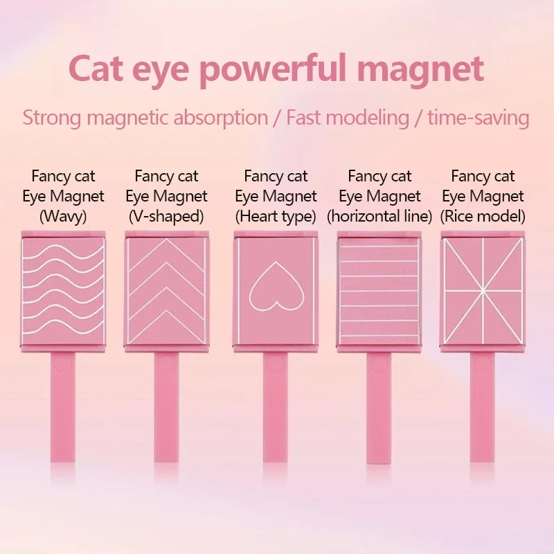 Magnet Stick Cat Eye Nail Art Tool Set 3d Magnetic Nail Design_voghion.com