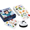 Montessori Toys Bump Card Game Playing Card Game Memory Training Matching Card Game Children Kids Animal Cognitive Education Toy 1