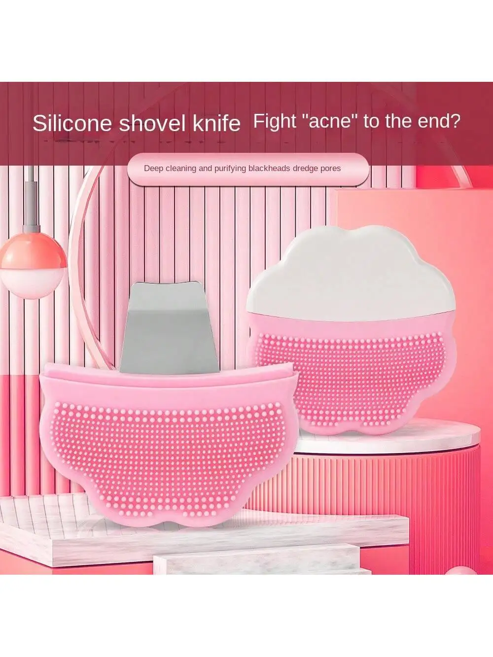 Skin Scrubber Face Spatula Cleansing Device
