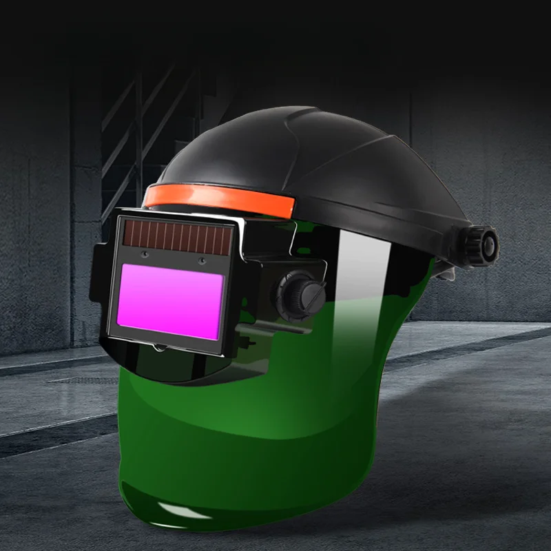 

Welding Mask Auto Darkening Hood Solar Rechargeable Clear Glasses Argon Arc Hat Face Protection