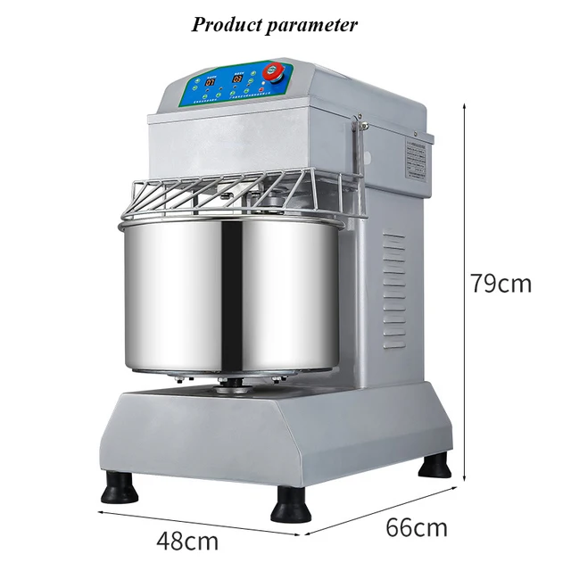 Dough Making Machine Microcomputer Frequency Conversion Commercial Household Fast Flour Mixer High Power Motor