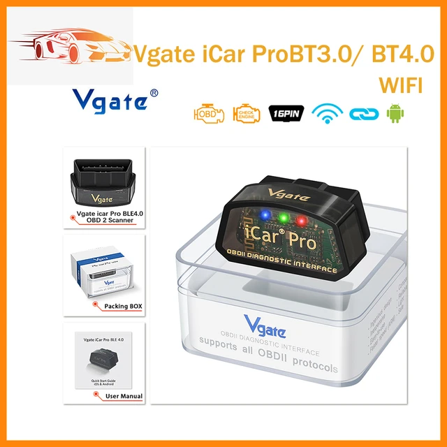 Vgate iCar Pro ELM327 V2.3 OBD2 Bluetooth 4.0 WIFI for Android/IOS