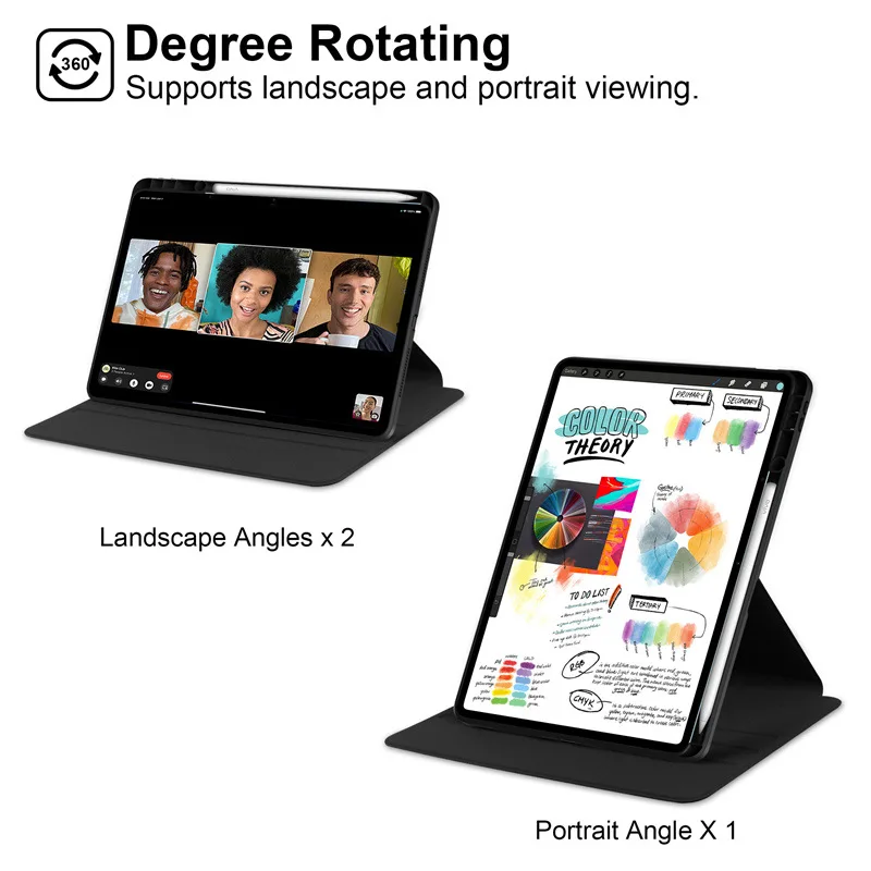 Acrylic Rotating Cover with Pencil Holder