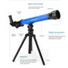 Toys Telescope High-Powered Astronomical Science Monocular Education Children Building Magnets for Kids Kid Magnets Wooden 5