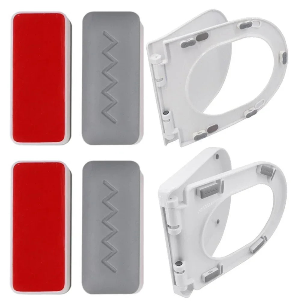 4pcs Toilet Seat Bumper Shockproof Anti-slip Toilet Cover Gasket Seat Cover Bathroom Hardware er Bumpers Replacement