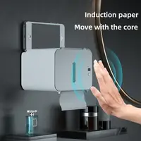 Induction Toilet Paper Holder Shelf Automatic Paper Out Wc Paper Rack Wall-Mounted Toilet Paper Dispenser Bathroom Accessories 1