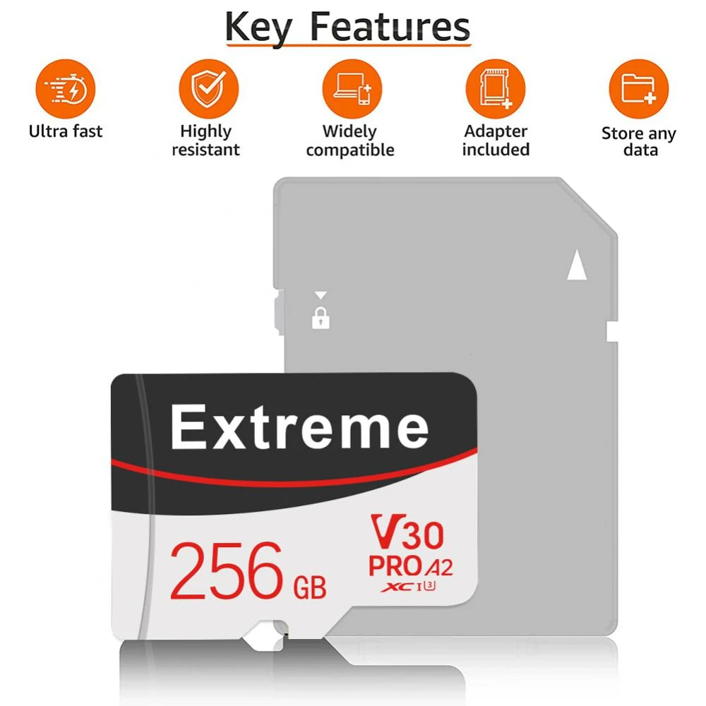 오리지널 SD 1TB 플래시 TF 미니 SD 카드, TF 메모리 플래시 카드, SSD 전화, 카메라, 컴퓨터용, 256GB, 512GB, 128GB, 64GB, 직송