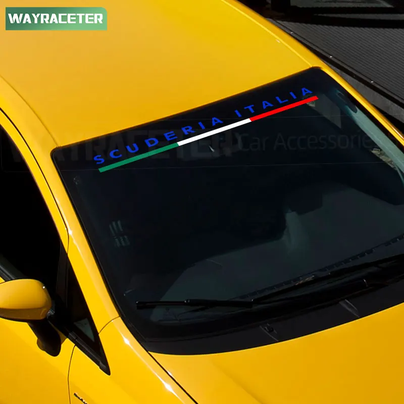 Adesivi Per Auto Fiat Abarth - Decalcomanie Parabrezza Anteriore Riflettenti, Sticker Decorativi - Foto 9