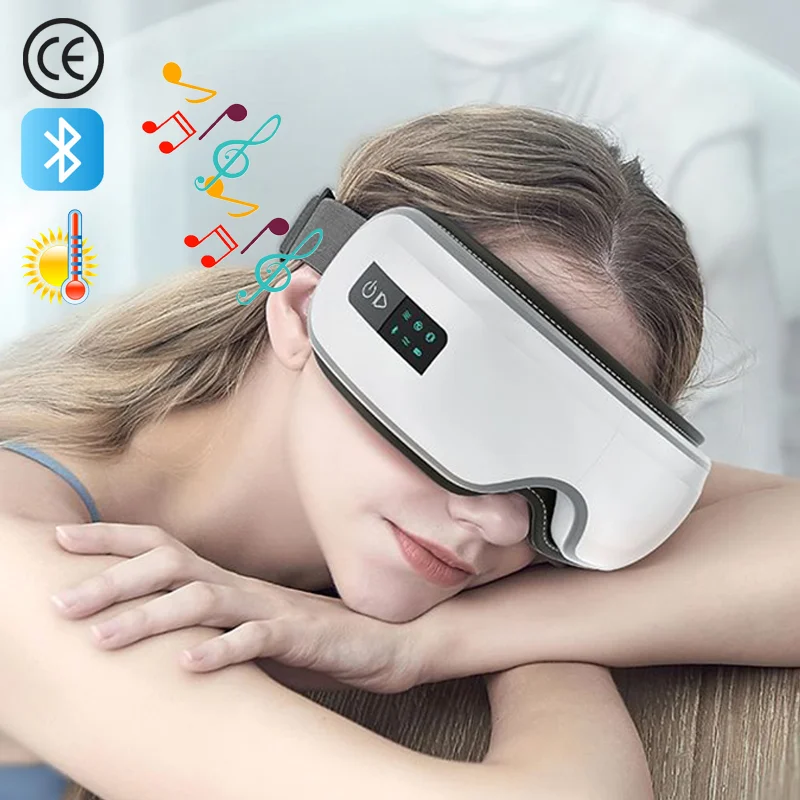 Eye Massager Airbag Vibration Massage Hot Compress Bluetooth Music Eye