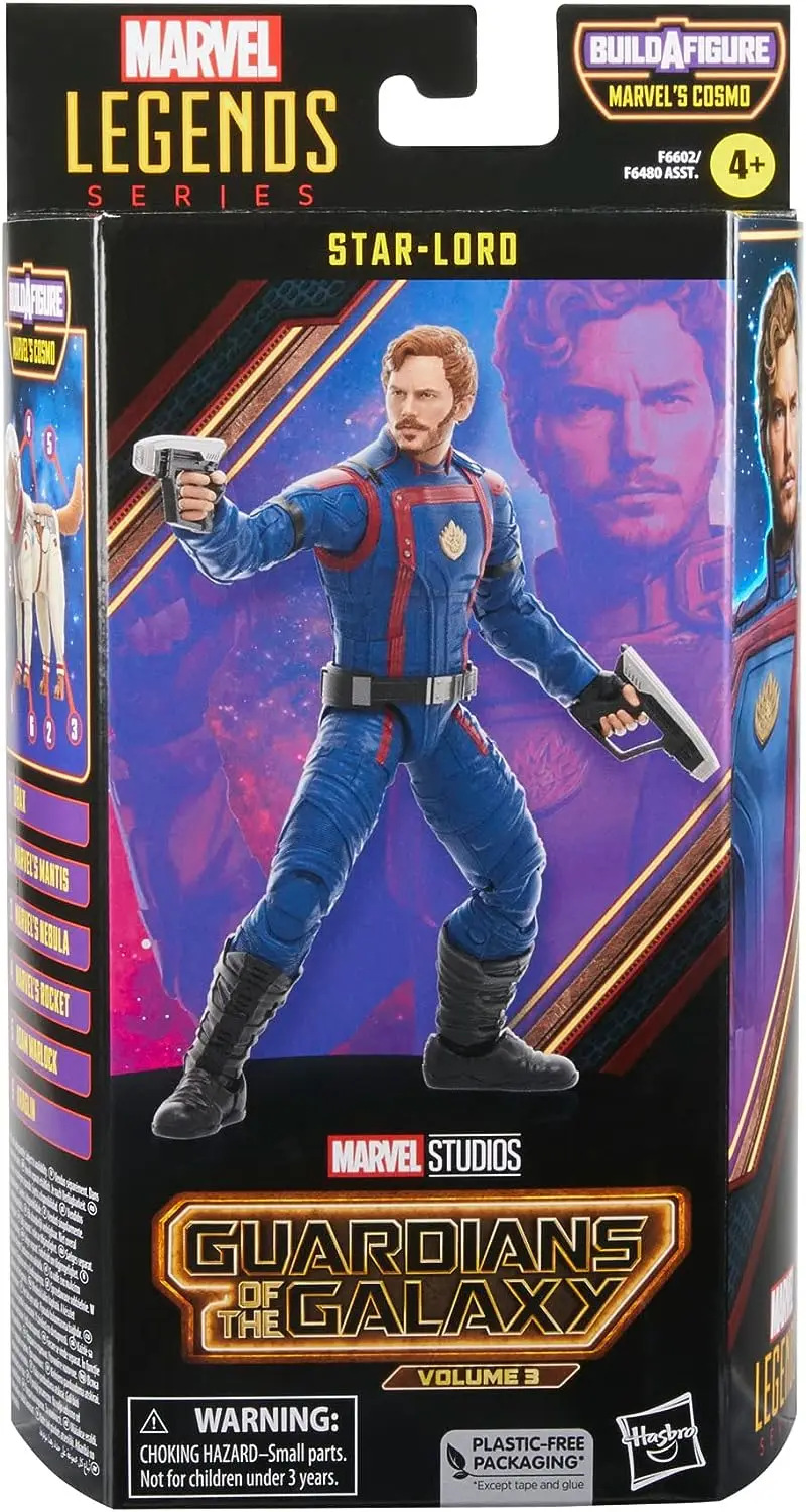 thumbnail image 1 of Figura de acción de juguete de regalo de la serie Marvel Legends Guardianes de la Galaxia Vol. 3 Star-Lord, Nebula, Drax y Rocket, etc., 1 of 5