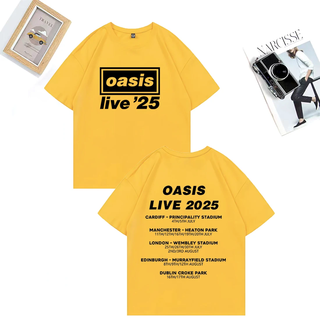OASIS Live 25 Tour 2025 vintage T-shirt Men Woman Casual
