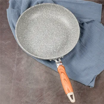 Durable Stone Frying Wok Pan Non-stick Ceramic Pot Induction Fryer Steak Cooking Gas Stove Skillet Cookware Tool for Kitchen Set 2