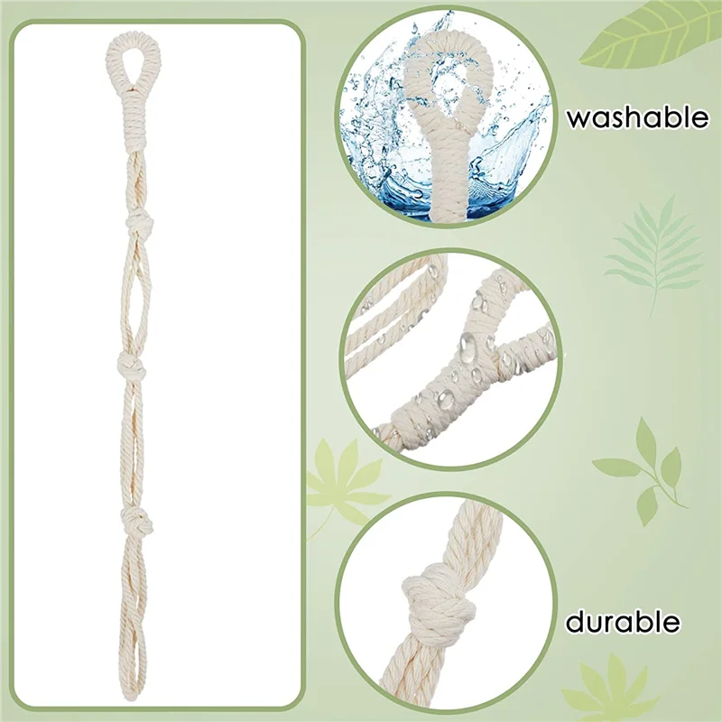 4 Pieces Macrame Plant Hanger Extender Rope Hanging Basket Extender Hanging Pot Holders