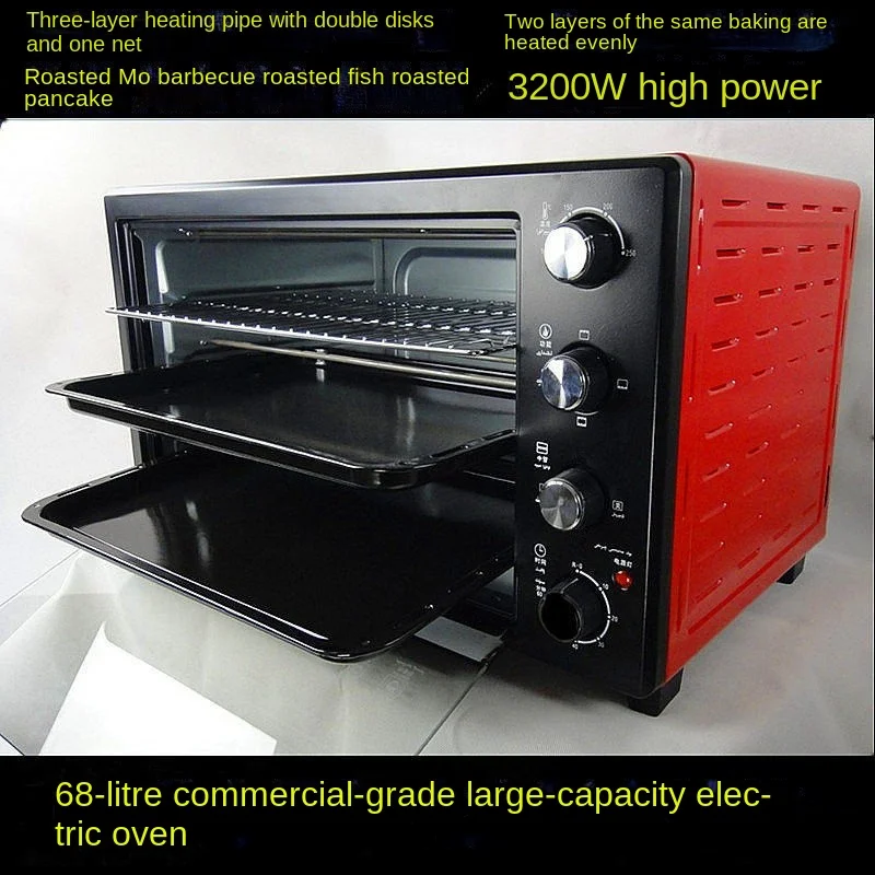 

Oven Household Oven Commercial Electric Oven 60 L 100 L 75 Large Capacity Private Baking Cake Pizza Pancake Horno