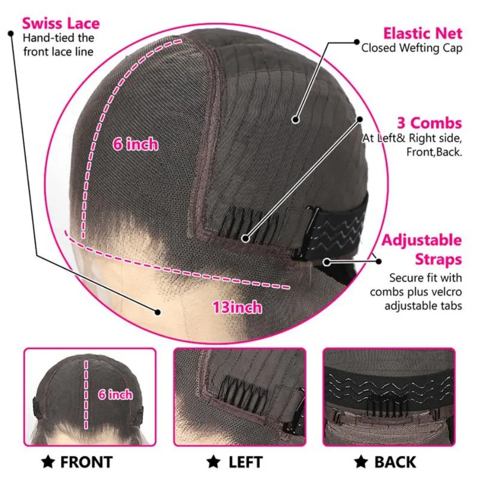 99J Burgundy Straight Human Hair Wigs 13X6 Hd Lace Frontal Wig Red Colored Preplucked Brazilian 250 Density For Women 30 36 Inch