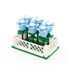 Enhance your creativity with the MOC Creative Garden, featuring a vibrant array of cacti, tulips, sunflowers, and vine flowers. Designed for intricate plant construction using small building blocks. (Tulip)