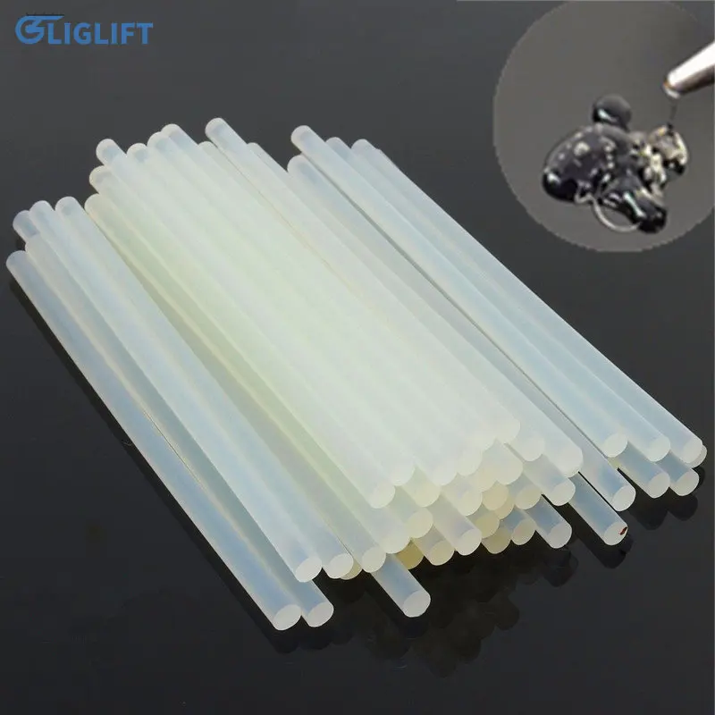 

10Pcs 7/11mmx200mm Transparent Hot Melt Glue Sticks For Heat Pistol Gun Electric Glue Gun Craft Repair General Adhesive DIY Tool