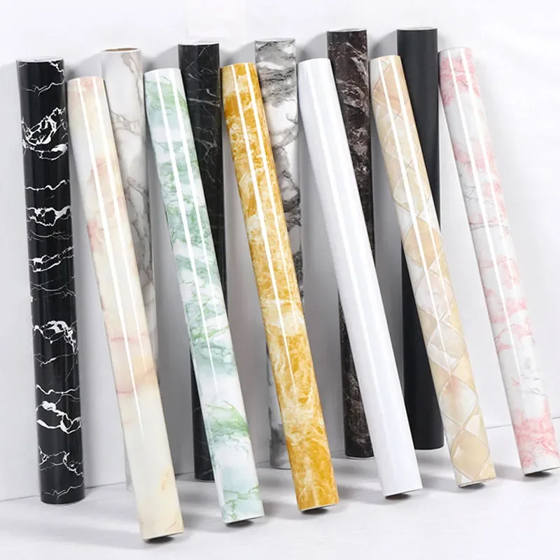 vinyl marble wallpaper modern kitchen oil proof waterproof self adhesive fire prevention wall sticker for ambry furniture decor Modern Kitchen Oil Proof Waterproof Wallpaper Self Adhesive Fire prevention Wall sticker Aluminum Foil Wall Paper Cabinet Silver