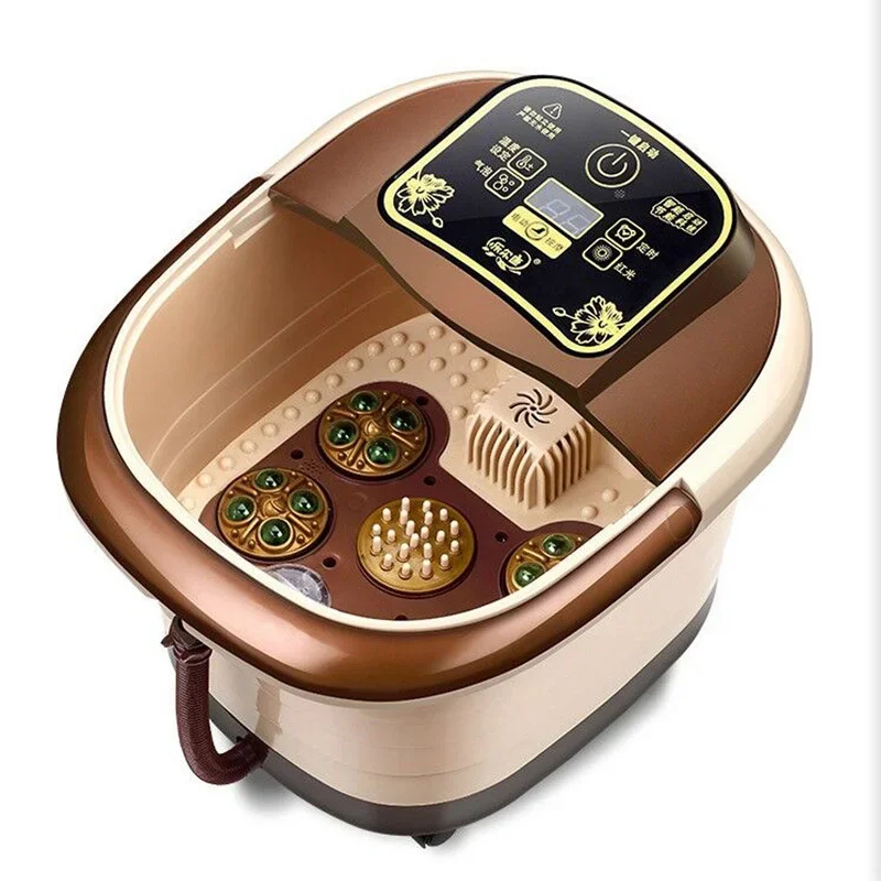 

Full Automatic Bubble Foot Care Barrel Constant Temperature Heating Pedicure Basin Electric Massage Health Bucket Spa