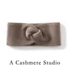Pure Cashmere Hairband Women's Knitted Twist Band Headscarf Comfortable Feeling Autumn Winter Fashion Hair Accessories