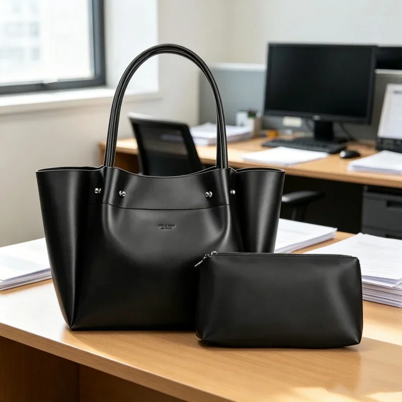 Neu eingetroffene Damen-Satteltasche mit breitem Schultergurt, diagonale Umhängetasche, schlichter modischer Stil für den täglichen Gebrauch im Freien.