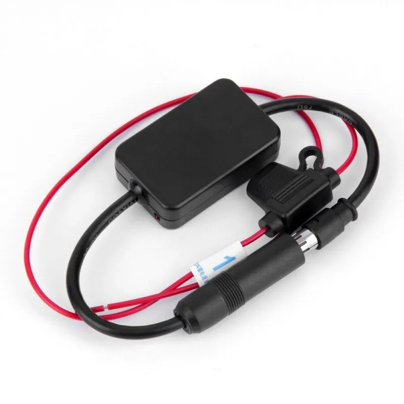 Universal Practical FM Signal Amplifier Anti Interference Booster Car Antenna Radio With Noise Filters Ring for Marine Car Boat car antenna