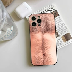 Hairy Chest Halloween Costume Dad Phone Case - Black Soft Cover - iPhone 13 Mini (Black1)