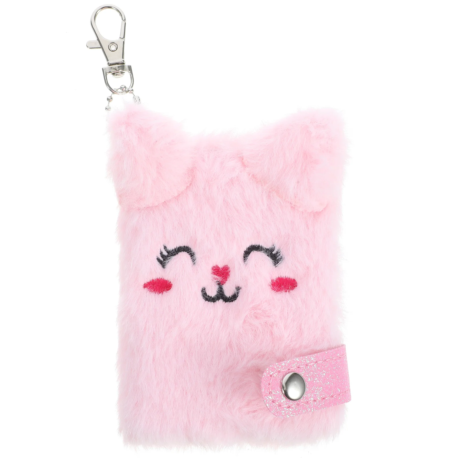 

Notebook Daily Use Plush Notebooks Fluffy Diary Notepads Daily Use Notebook with Keychain