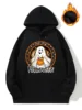 Halloween Fun Pumpkin Women Big Size Fleece Hoodies and Sweatshirt Plus Size Hood Sweatshirt Oversize Tops Sport Pullover Hoodie