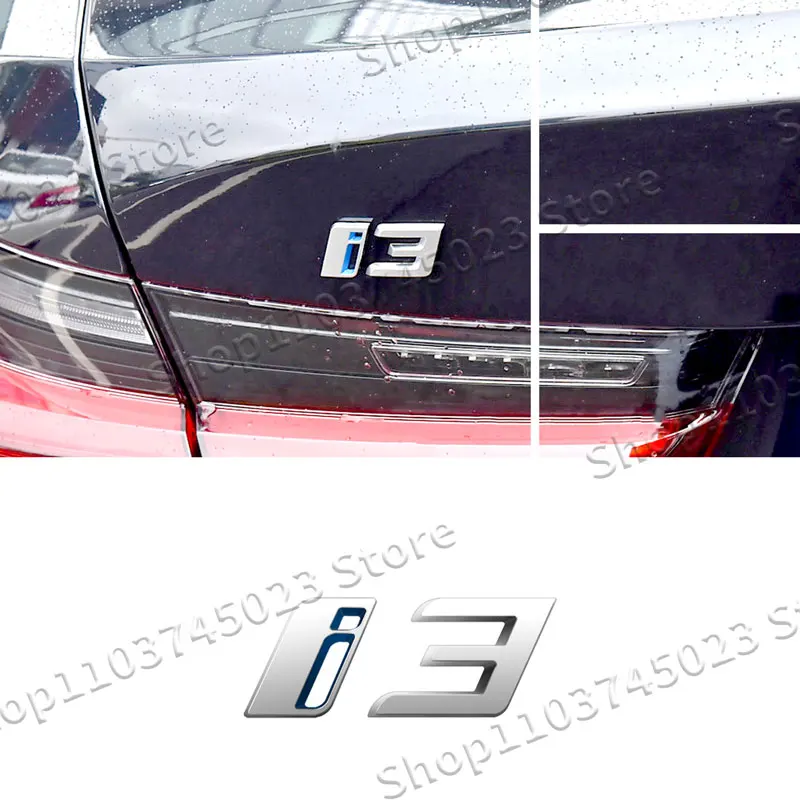 1Pcs 자동차 스타일링 ABS 플라스틱 엠 블 럼 장식 BMW I3 I4 I7 IX IX3 IX4 IX7 로고 후면 테일 범퍼 트렁크 스티커 자동차 액세서리