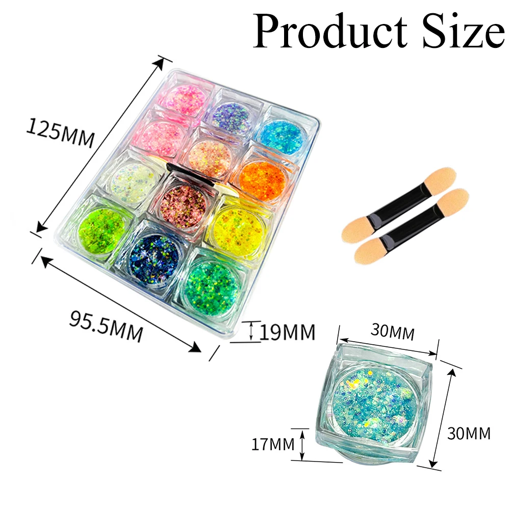 Luminous Glitter Gel - UV Glow Waterproof Makeup