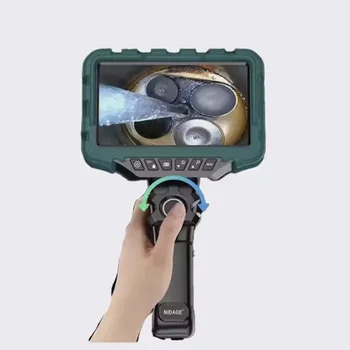 360 Degree Articulating Borescope 7-Inch 3.9mm/6mm lens Monitor Mechanical Inspection Camera Articulation Industrial Endoscope 1