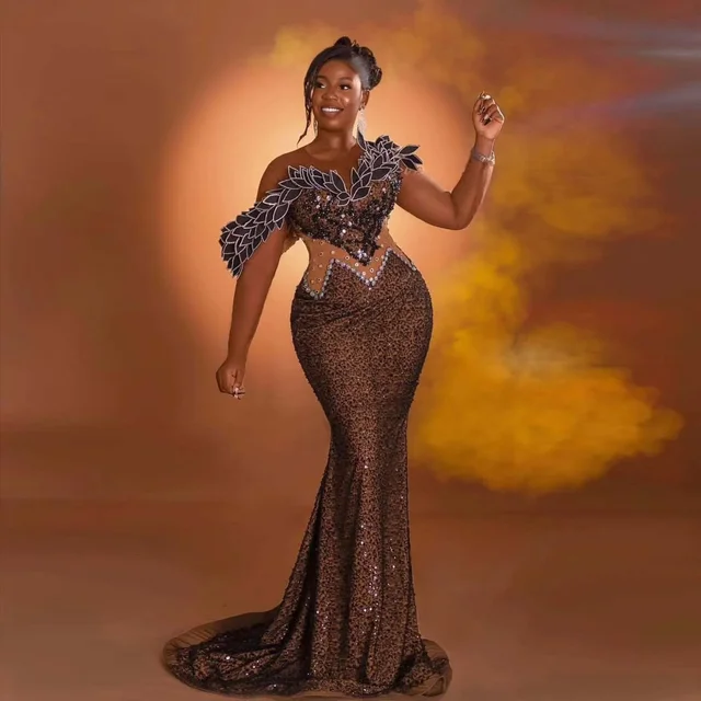 Aso Ebi Robe Soiree Velour 2018 Soire Blanche De Soire Robe En