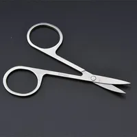 Small Nail Tools Eyebrow Nose Hair Scissors Cut Manicure Facial Trimming Tweezer Makeup Beauty Tool Stainless Steel 1
