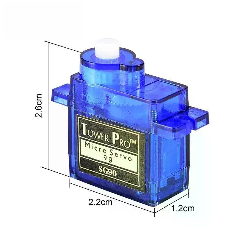 1/3 pezzi RC auto robot braccio Arduino avviamento progetto fai da te SG90 9G micro servomotore 180 ° /360 ° Servo digitale 5V - immagine 6
