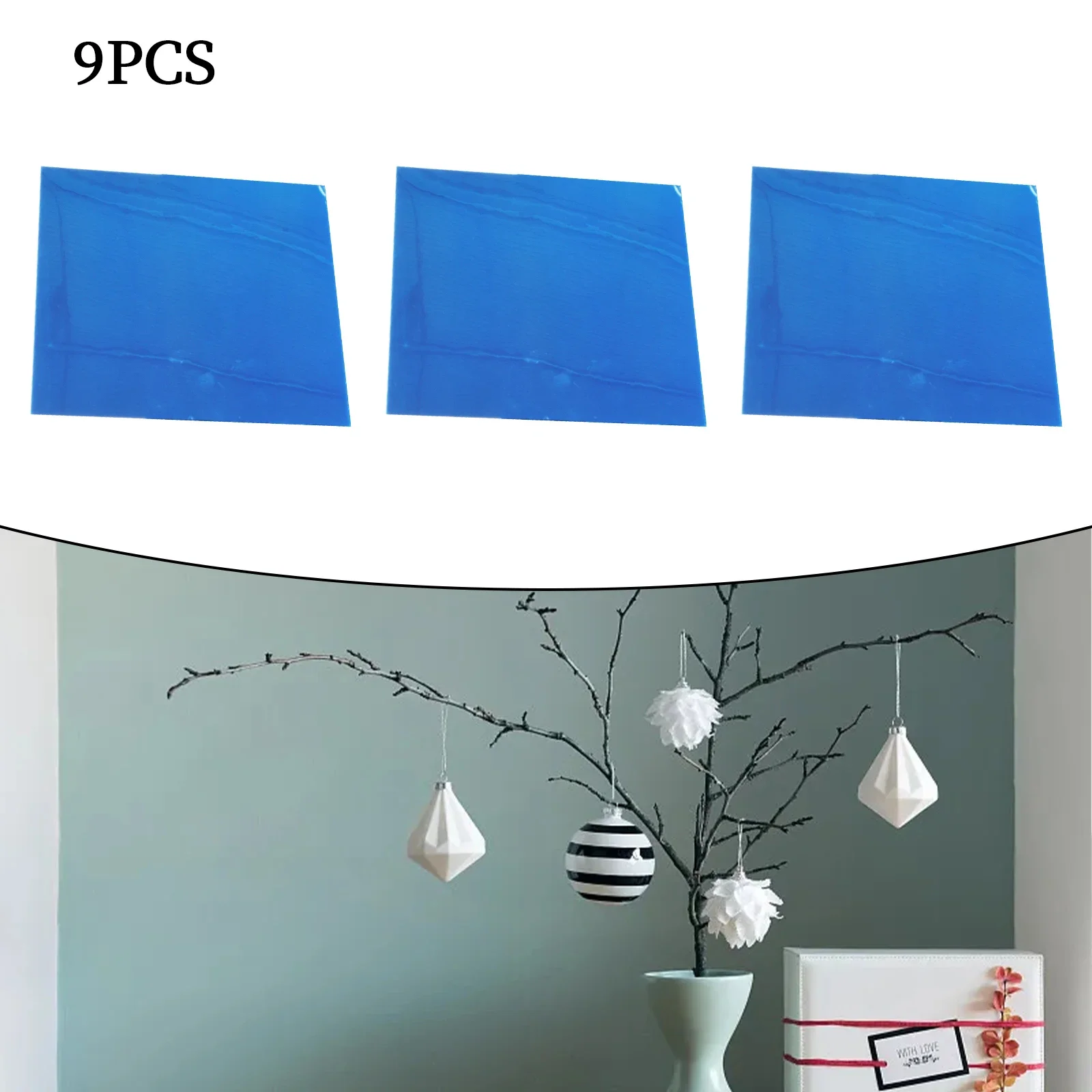 9Pcs Square Mirror Tile Wall Stickers Acrylic Decal Home Living Room Freezer Wardrobe Decoration Sticker Posters Mirror Panel