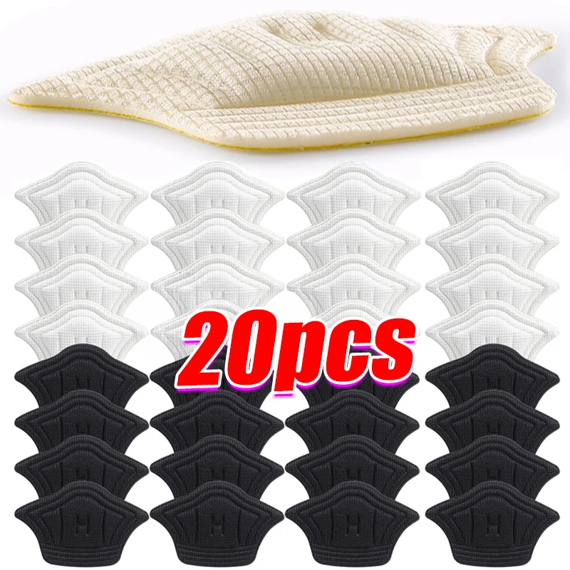 

2/20pcs Insoles Patch Heel Pads Sport Shoes Adjustable Size Heel Pad Pain Relief Cushion Insert Insole Heel Protector Stickers