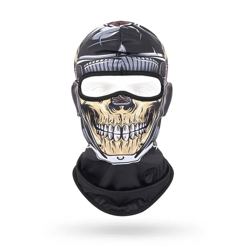 Dry Quick Sunscreen Balaclava Men Cycling Head Cover Outdoor Skull Mask Breathable Elastic Biker Full Face Mask Headgear Cap - Image 24