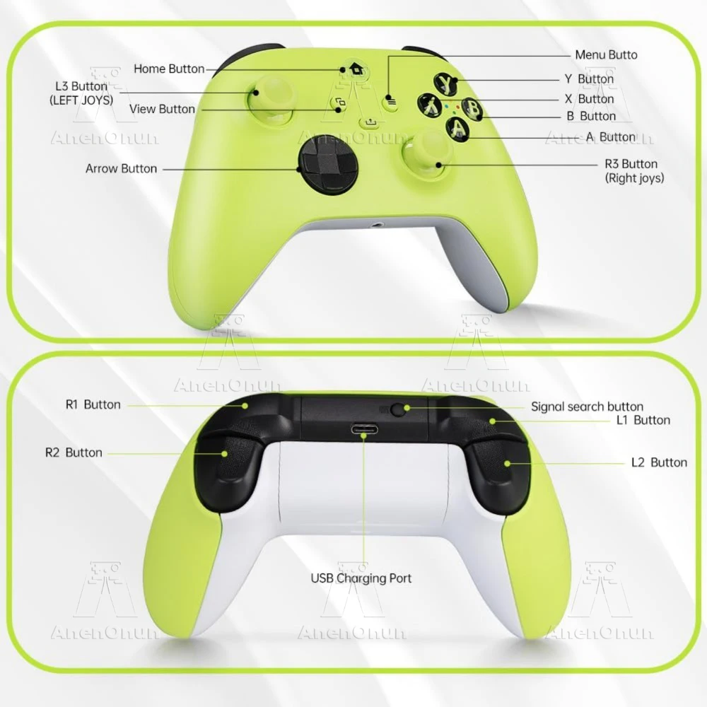 Xbox One Xbox ø X S 2.4G  Ʈѷ, PC  Ʈ,   е, 6  ̷  е ̽ƽ