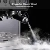 Espresso Machine 20 Bar, Semi Automatic Espresso Maker with Grinder, Stainless Steel, Latte 4