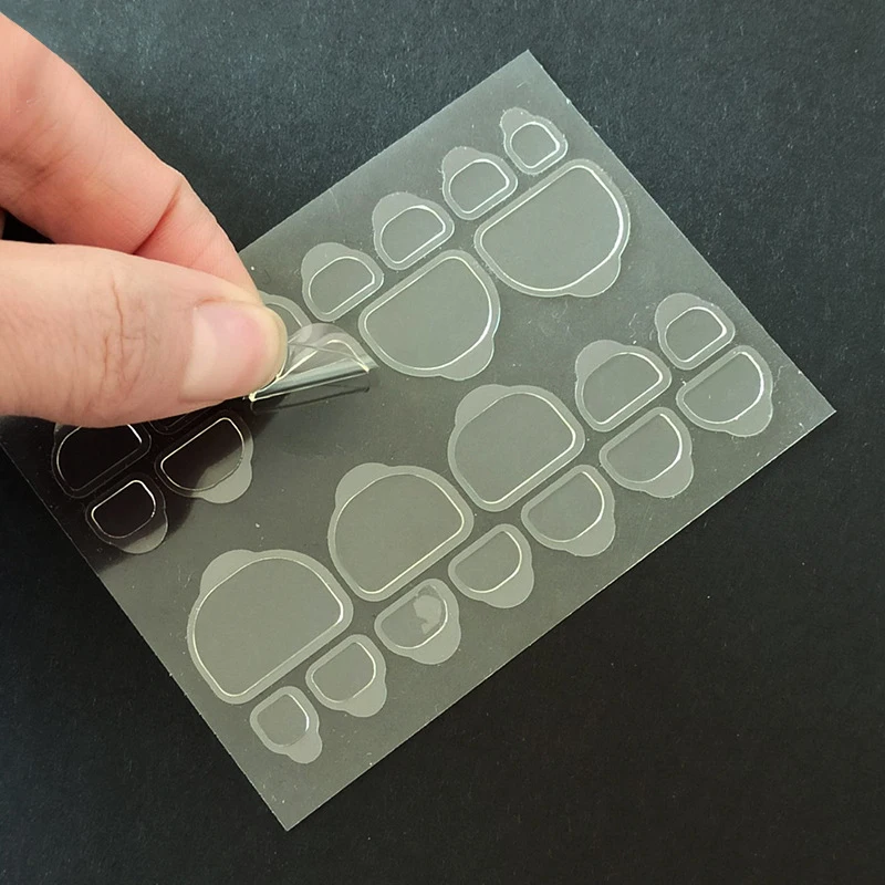 Description Picture 4 of item1/3/5PCS JQin 1 Box With Nail Glue Tape Stars Pattern Press On False Nail Art Tips Full Cover Fake Nail Tip 10 Sizes JQ009