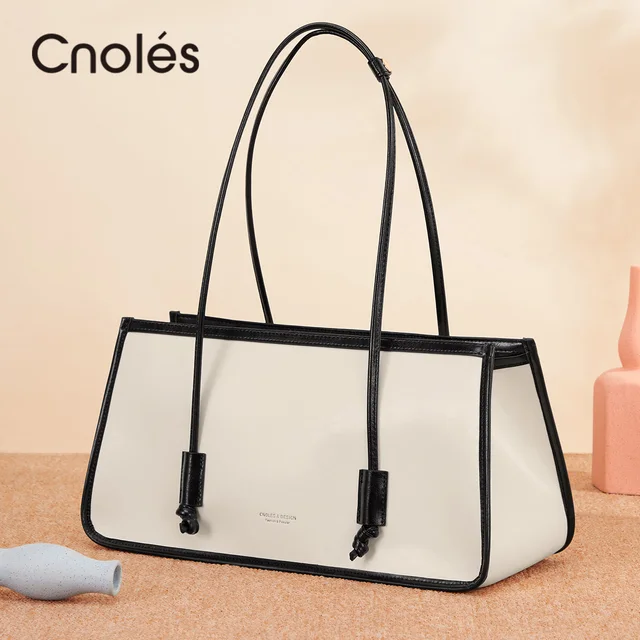 Cnoles Elegant Trapezoid Shoulder Bag for Women 1