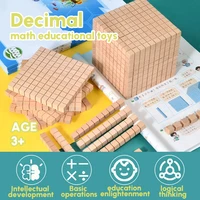 Wooden Montessori Math Toys Decimal Teaching Aids Arithmetic Game Toddler Early Learning Educational Toys For Children Preschool 2