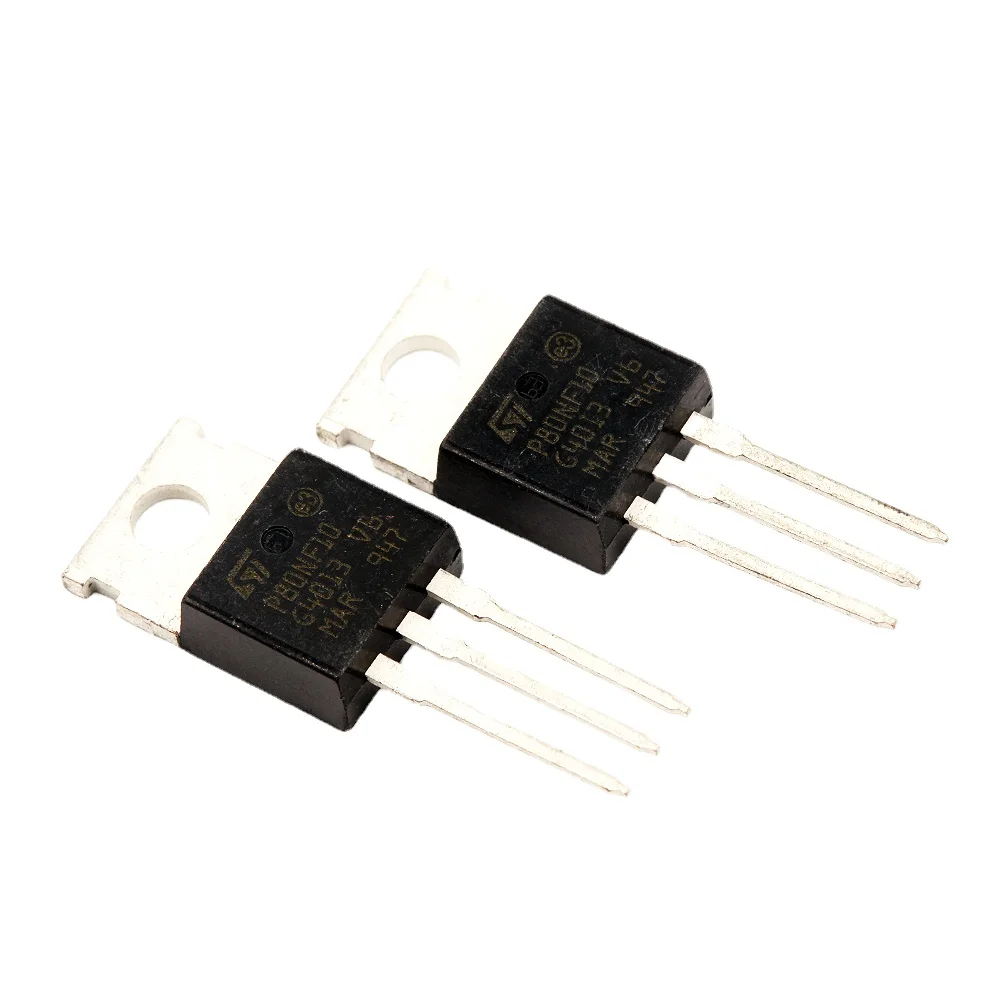 

10 шт. STP80NF10 TO-220 STP80NF10PBF P80NF10 TO220 80NF10