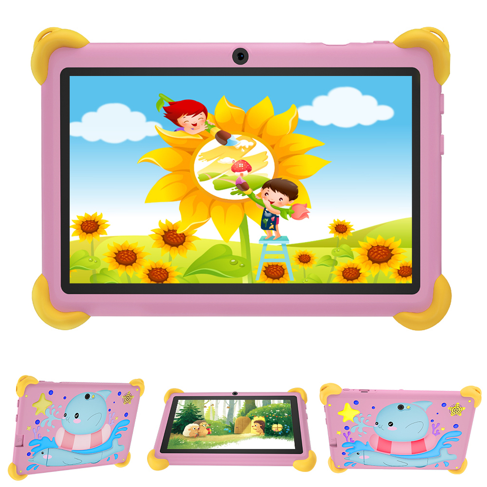 BDF 7 Inch Kids Tablet Quad Core Android 10 32GB WiFi Bluetooth Educational Software Installed ï»¿