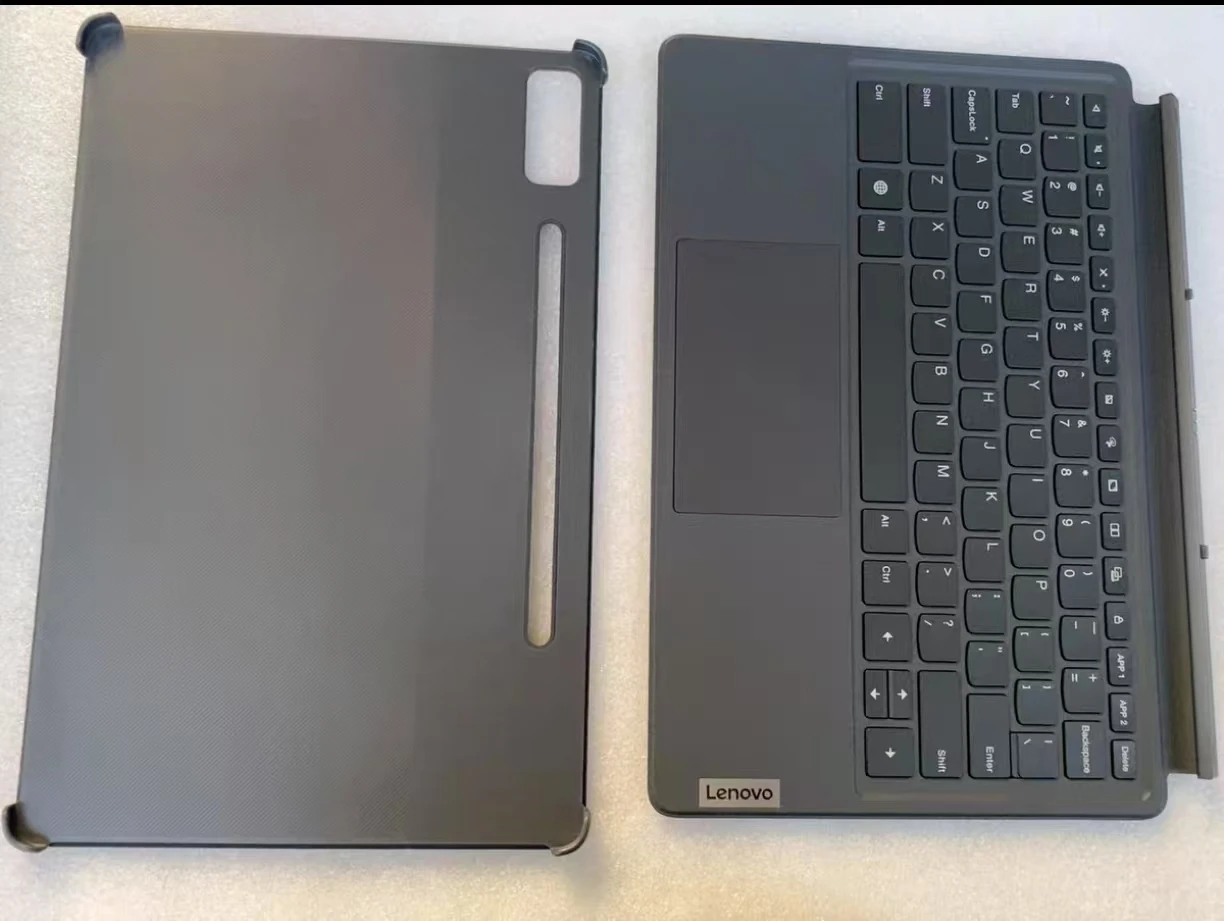 Keyboard and Back Cover for Lenovo Tab P12 12.7 inch 2in1 Tablet TB371FC TB372FC TB370FU TB375FC Keyboard Model KB566U